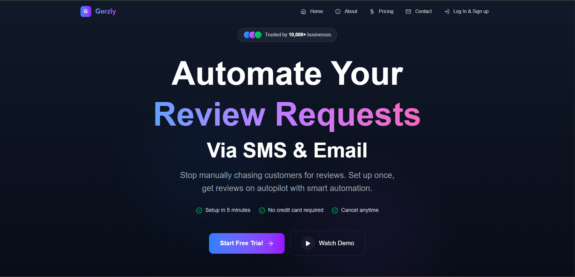 Automated Emailer/SMS Review Application